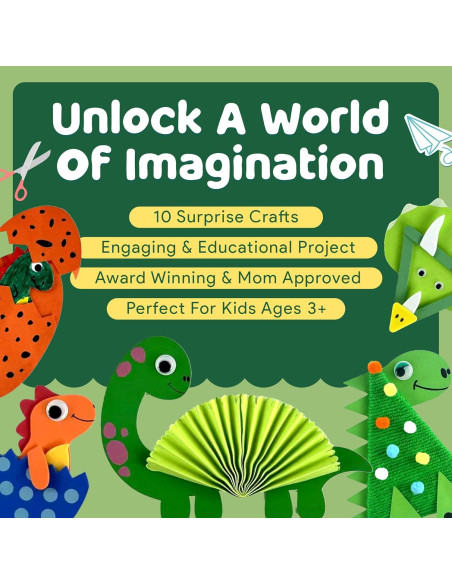 Caja de Manualidades Dinosaurios Mumaloo - 10 Proyectos Creativos