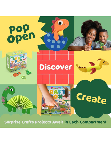 Caja de Manualidades Dinosaurios Mumaloo - 10 Proyectos Creativos