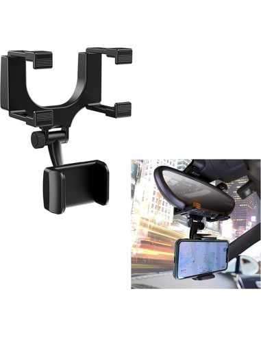 Soporte para Teléfono VAGURFO para Espejo Retrovisor Universal