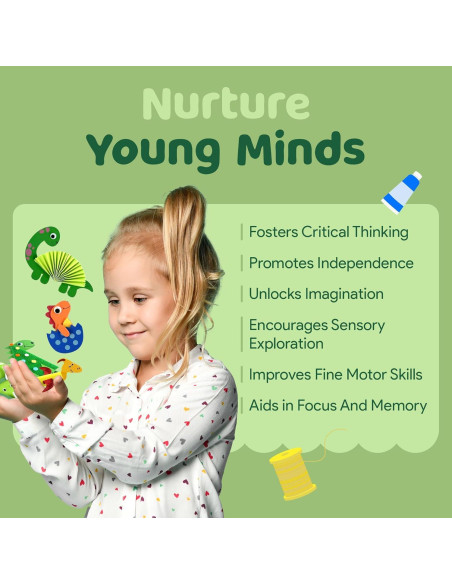 Caja de Manualidades Dinosaurios Mumaloo - 10 Proyectos Creativos