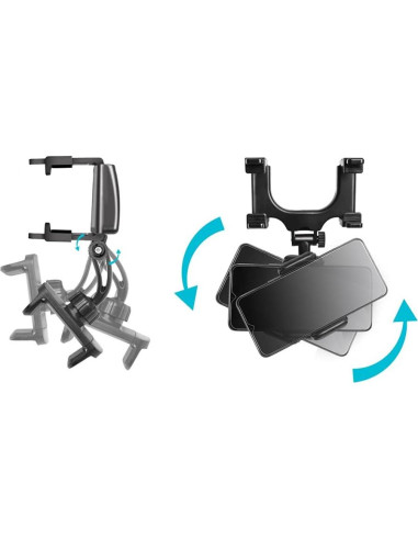 Soporte para Teléfono VAGURFO para Espejo Retrovisor Universal