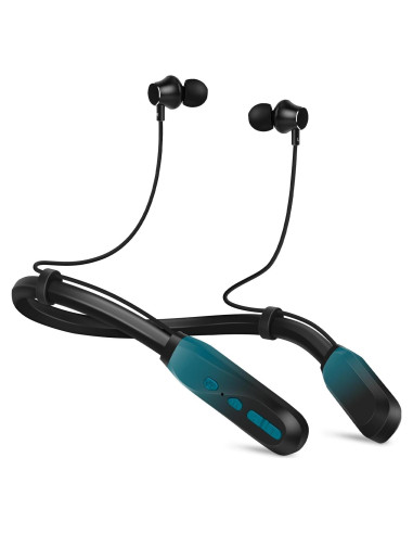 Auriculares Bluetooth Lecefty i35_plus Verde Cian 200h Batería