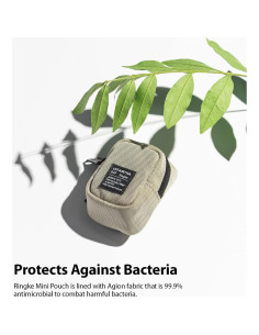 Bolsa Mini Pouch Ringke Beige para Auriculares Inalámbricos 2