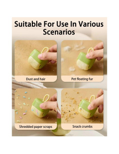 Rodillo Removedor de Pelusa Reutilizable BHKDCMDL Verde 5cm 2