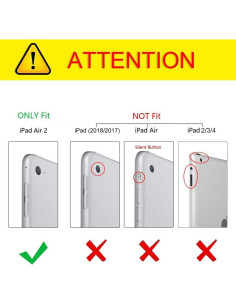 Funda BENTOBEN para iPad Air 2 9.7" Resistente con Soporte 2