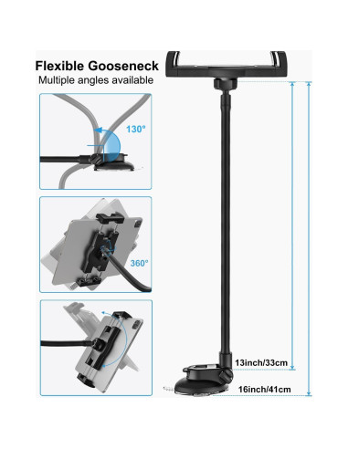 Soporte para Tableta WoleyI para Coche con Brazo Largo