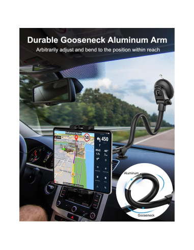 Soporte para Tableta WoleyI para Coche con Brazo Largo