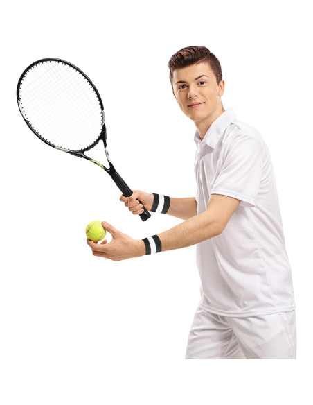 Conjunto de 4 Piezas Muñequera y Calcetines Rayas BHUCUTU