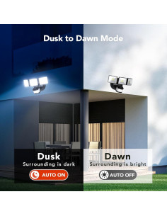 Luz de Inundación LED OREiN 3500LM con Sensor de Movimiento IP65 2