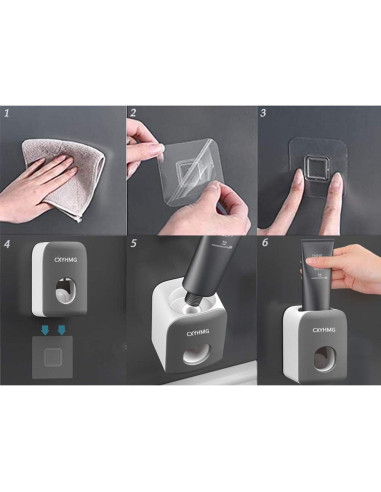 Dispensador Automático de Pasta de Dientes CXYHMG - 2 Unidades