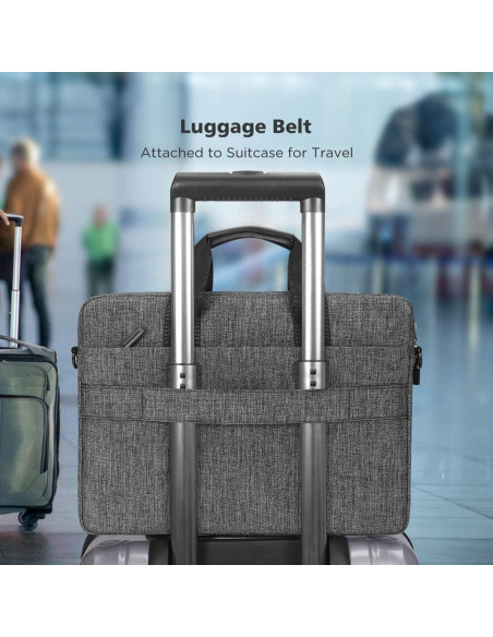 Bolsa para Laptop KIZUNA 12.5" Gris Resistente al Agua