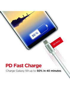 Cable USB Tipo C Gigastone 60W 1.52m Alta Durabilidad 2