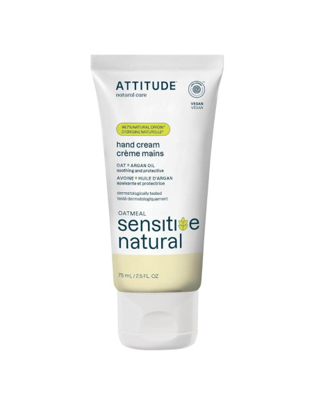 Crema de Manos ATTITUDE Vegana con Aceite de Argán 73.93 ml