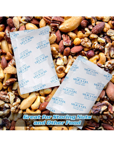 Paquetes de Gel de Silica SurpOxyLoc 2g (250 Paquetes) Grado Alimenticio