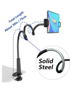 Soporte para Tablet MAGIPEA Brazo Flexible 75 cm Negro 2