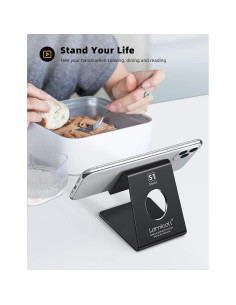 Soporte para Teléfono Lamicall VC-S-US-B - Negro Antideslizante 2