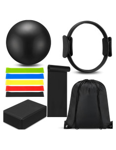 Juego de Pilates Silipull MIU2331 - 10 Piezas Accesorios Fitness