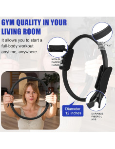 Juego de Pilates Silipull MIU2331 - 10 Piezas Accesorios Fitness 2