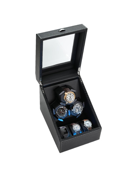 Enrollador de Relojes Automáticos JuviPerpric 6+6 con Luz LED