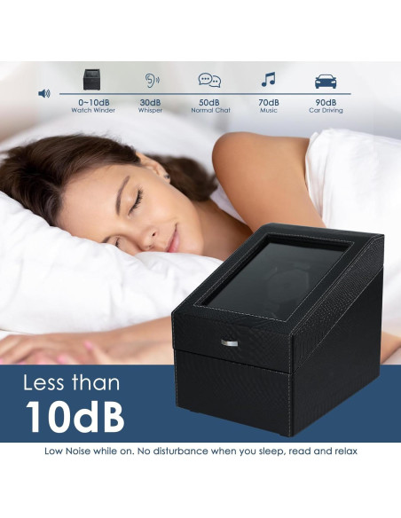 Enrollador de Relojes Automáticos JuviPerpric 6+6 con Luz LED