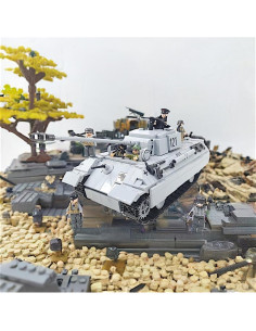 Set de Bloques de Construcción Tanque Panther 121 WW2 General Jim 2
