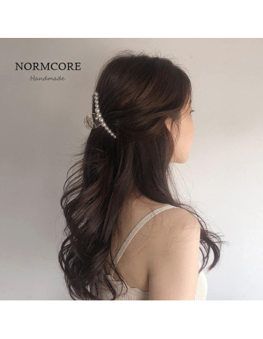 Clips de Garra de Perla Mehayi - 4 Piezas para Cabello Grueso