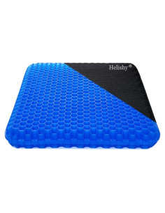 Cojín de Gel Helishy para Silla de Ruedas y Oficina 40x35 cm