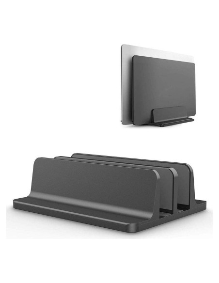 Soporte Vertical para Laptop POANW Ajustable hasta 43 cm Negro