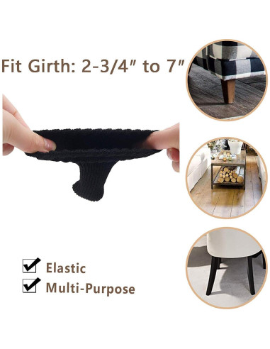 32 Protectores de Patas de Silla OEEKOI - Calcetines Antideslizantes