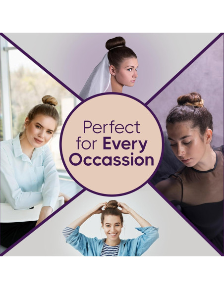 Fabricador de moños Andlane - Clip fácil para cabello largo - Paquete de 2