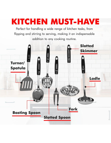 Cuchara de Basting Chef Craft 30.48 cm Acero Inoxidable