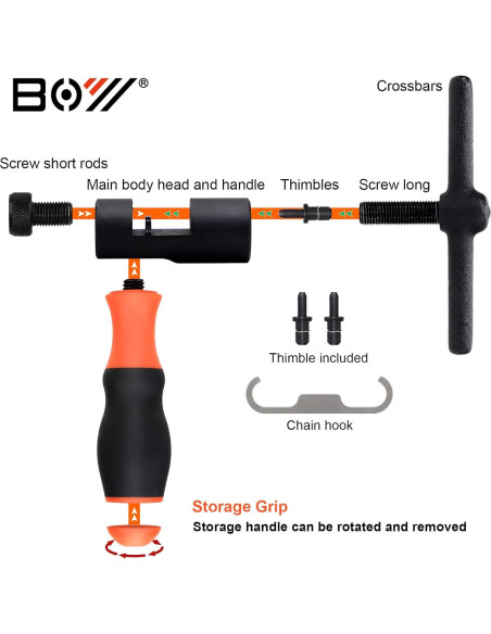 Kit de Herramientas para Cadenas de Bicicleta SONZUIA SON-7024N