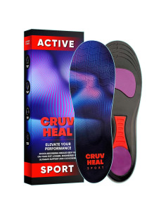 Plantillas Deportivas CRUVHEAL con Amortiguación - Talla S