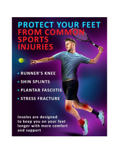 Plantillas Deportivas CRUVHEAL con Amortiguación - Talla S 2