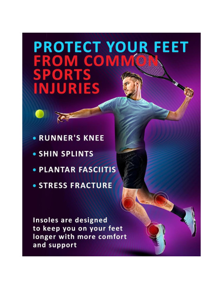 Plantillas Deportivas CRUVHEAL con Amortiguación - Talla S