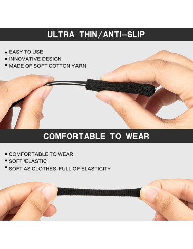 Cojines para Orejas de Gafas KECHIO Ajustables 57-100mm Rosa