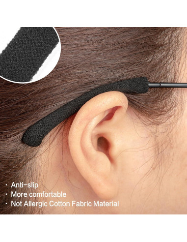 Cojines para Orejas de Gafas KECHIO Ajustables 57-100mm Rosa