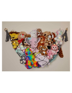 Hamaca de Almacenamiento Lilly's Love 2 Paquete Gris Macramé