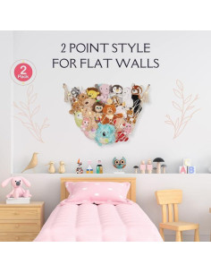 Hamaca de Almacenamiento Lilly's Love 2 Paquete Gris Macramé 2