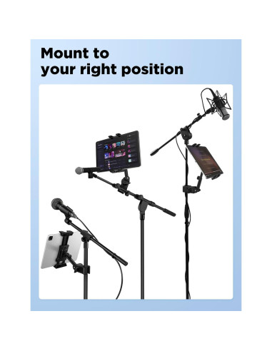 Soporte de Tablet LZSIG LMiS1 Ajustable para Micrófono