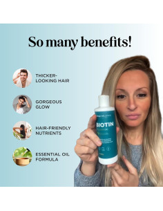 Champú Voluminizador de Biotina Honeydew 236ml Menta Sin Sulfatos 2