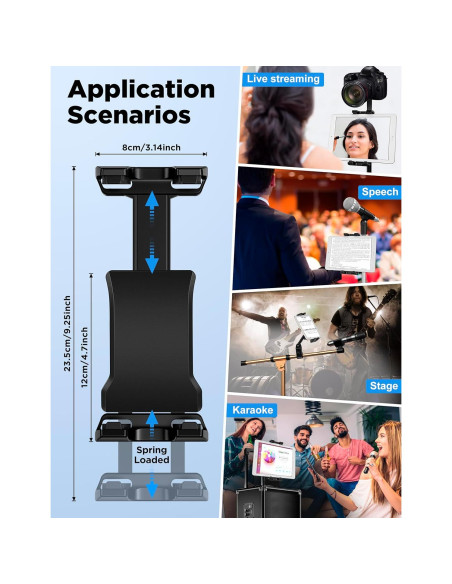 Soporte de Tablet LZSIG LMiS1 Ajustable para Micrófono