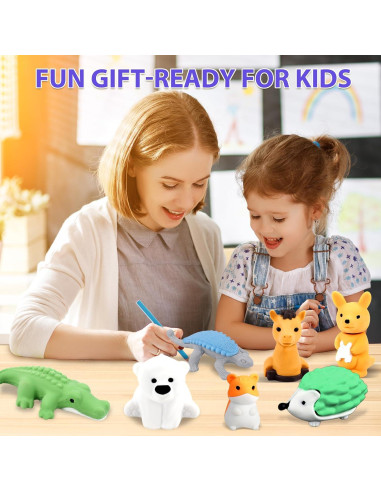 34 Borradores de Animales URSKYTOUS 3D para Niños