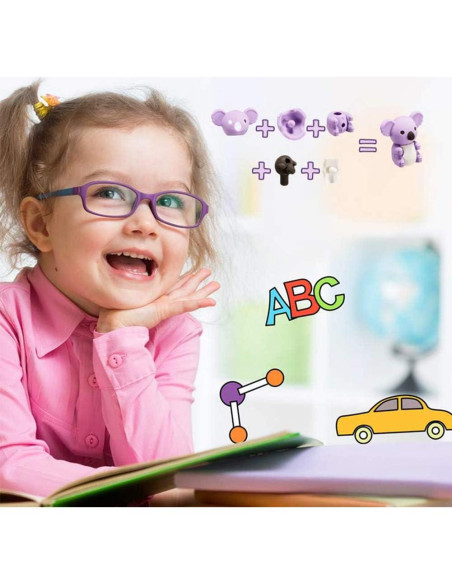 34 Borradores de Animales URSKYTOUS 3D para Niños