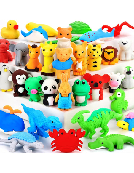 34 Borradores de Animales URSKYTOUS 3D para Niños