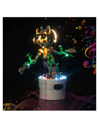 Kit de Luz LED LocoLee para LEGO 76297 Groot Bailarín