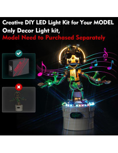 Kit de Luz LED LocoLee para LEGO 76297 Groot Bailarín 2
