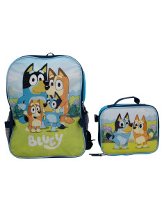 Set de Mochila Bluey 2 Piezas para Niños 40.6 cm Azul