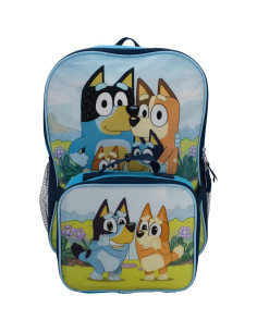 Set de Mochila Bluey 2 Piezas para Niños 40.6 cm Azul 2