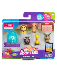 Multipack Mascotas Vida Animal Jazwares - 6 Juguetes Coleccionables